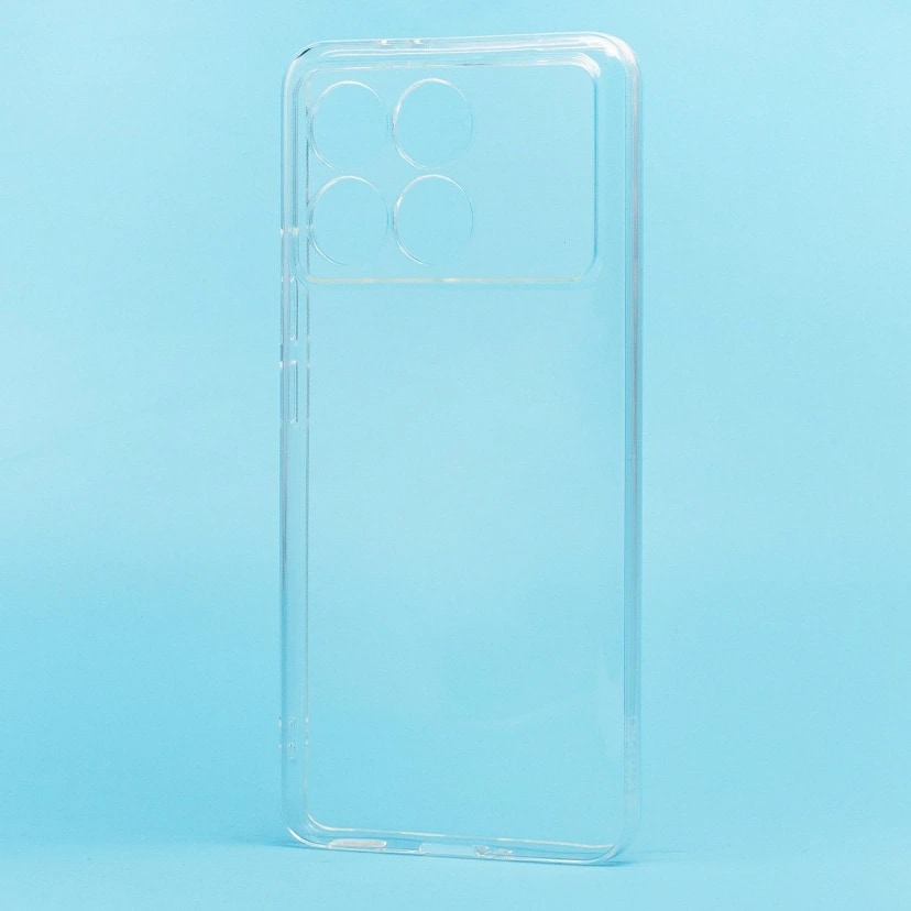 Чехол-накладка - Ультратонкий для Poco F6 Pro (transparent)