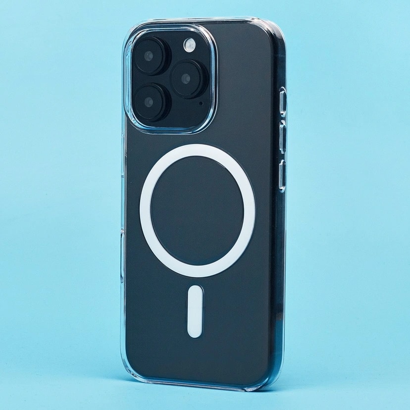 Чехол-накладка - Clear Case SafeMag для Apple iPhone 16 Pro (transparent)