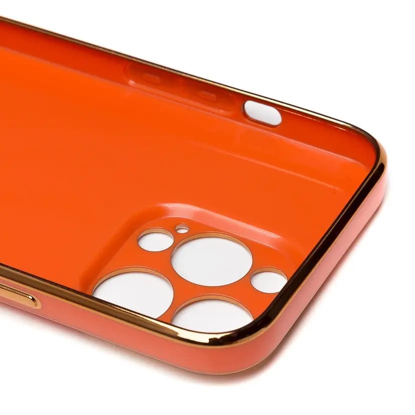 Чехол-накладка - SC301 для Apple iPhone 13 Pro (orange) — фото 2