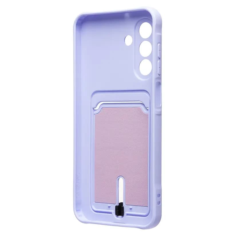 Чехол-накладка с картхолдером - SC304 для Samsung Galaxy A26 (light violet) — фото 2