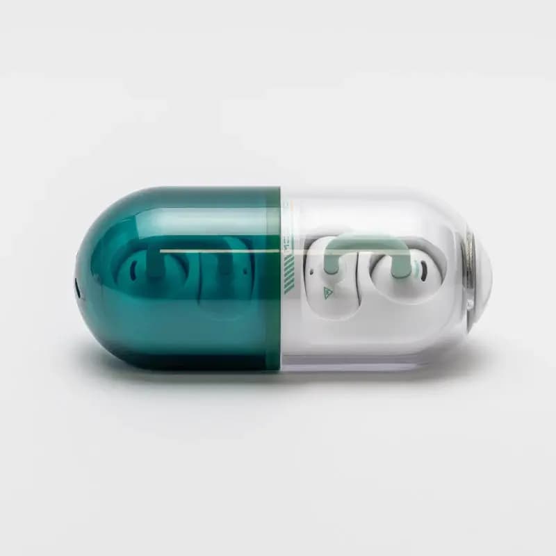 Наушники беспроводные OWS - Moondrop Pill (white/transparent green)