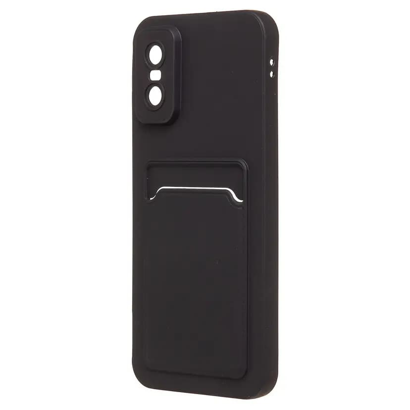 Чехол-накладка с картхолдером - SC337 для Infinix GT 30 Pro (black)