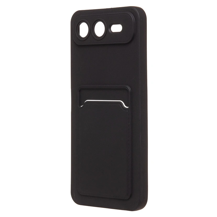 Чехол-накладка с картхолдером - SC337 для Infinix Smart 10 Plus (black)