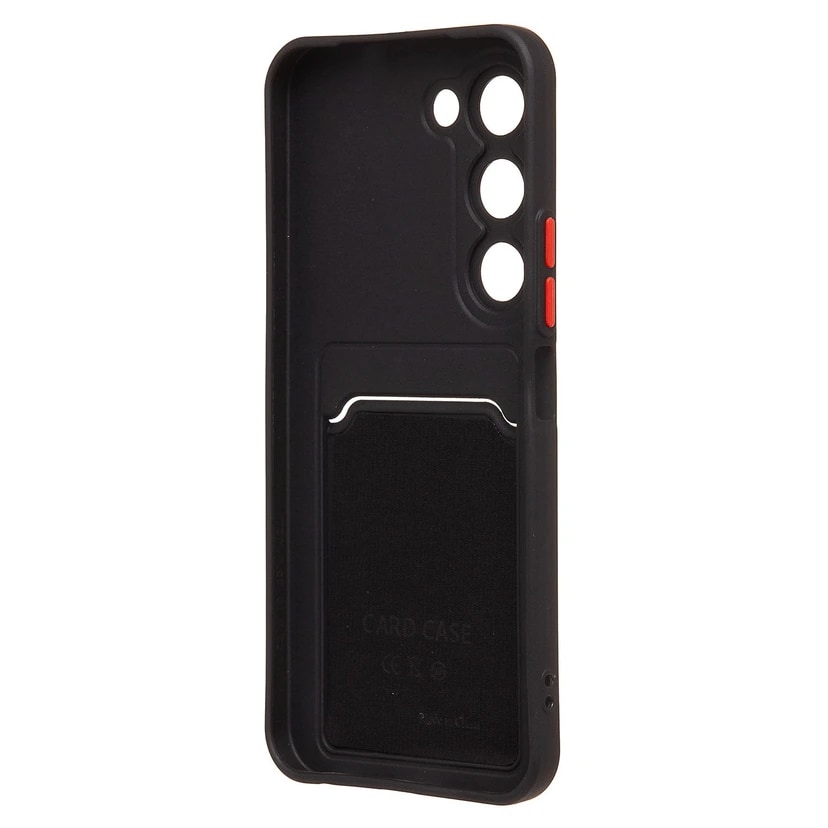 Чехол-накладка с картхолдером - SC337 для Tecno Spark 40 Pro (black) — фото 2