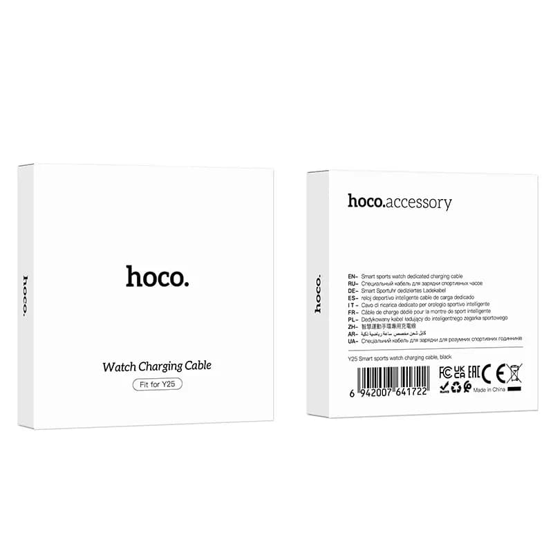 Кабель зарядки - Hoco Y25 (60 см) (black)
