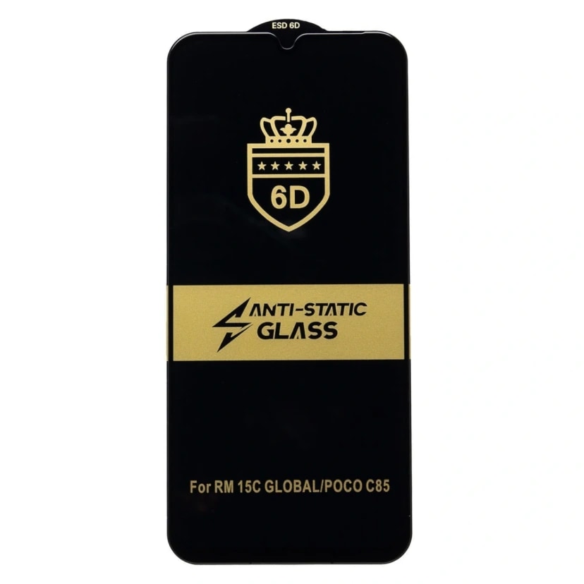 Защитное стекло - Activ 3D для Redmi 15C/17C 5G/A3 Pro/Poco C85/M8x 5G (black)
