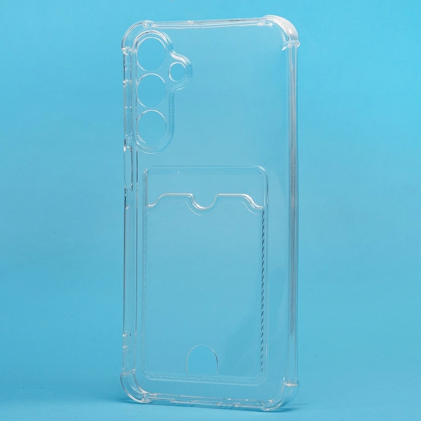 Чехол-накладка с картхолдером - SC276 для Samsung Galaxy A16 (transparent)