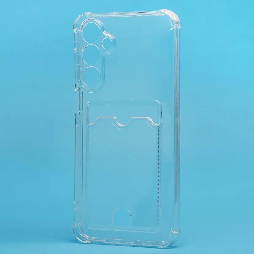Чехол-накладка с картхолдером - SC276 для Samsung Galaxy A16 (transparent)