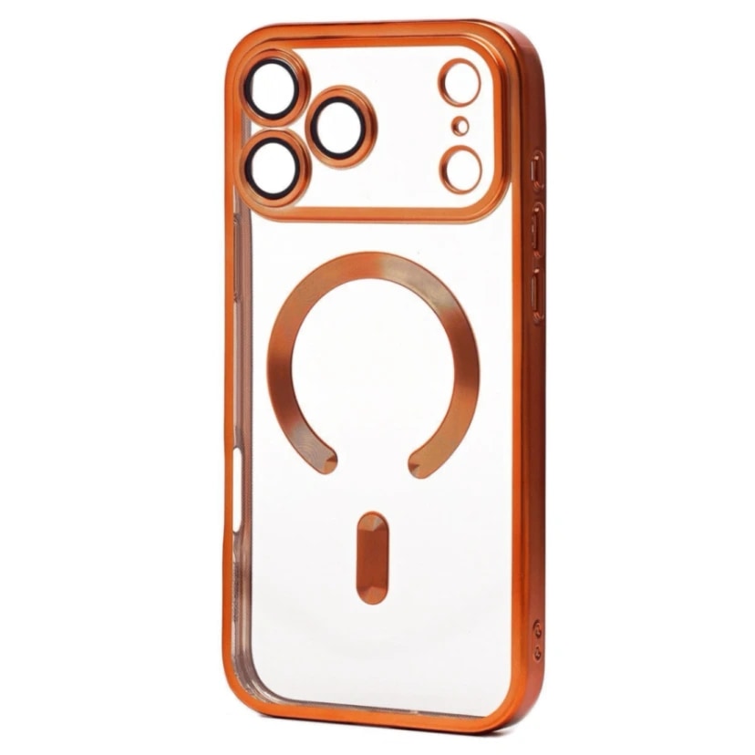 Чехол-накладка - SM027 SafeMag для Apple iPhone 17 Pro Max/18 Pro Max (cosmic orange)