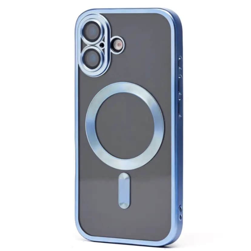 Чехол-накладка - SM027 SafeMag для Apple iPhone 17 (mist blue)
