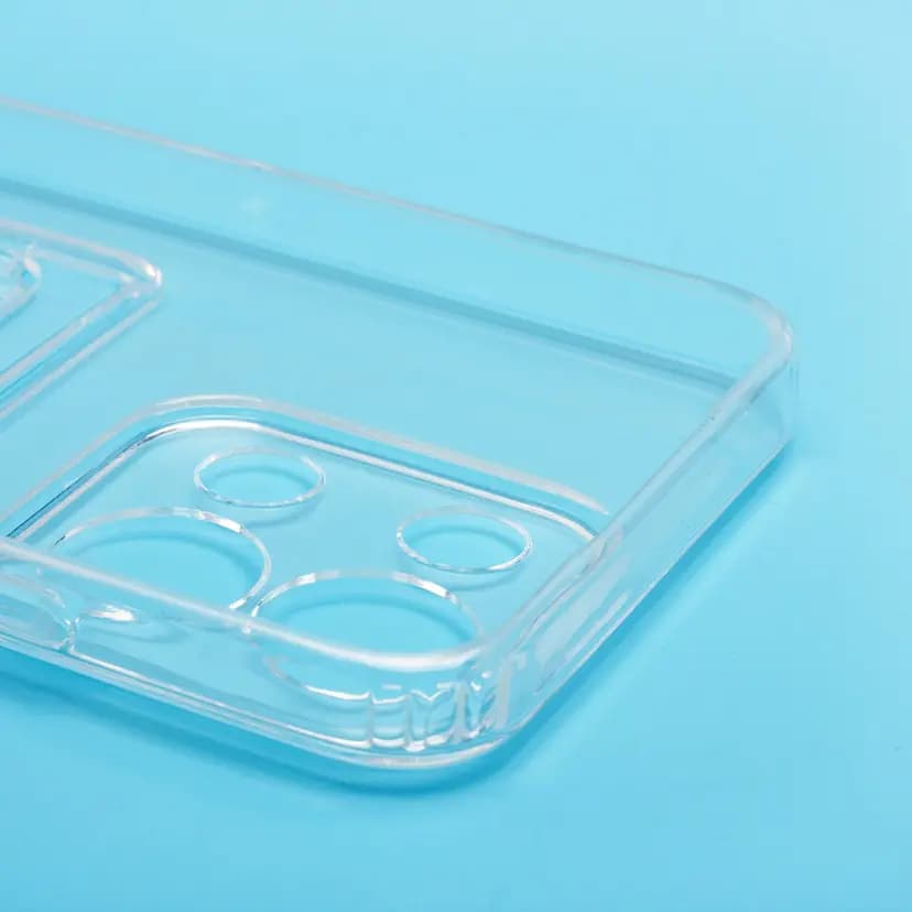 Чехол-накладка с картхолдером - SC276 для Redmi 15C/Poco C85 (transparent) — фото 2