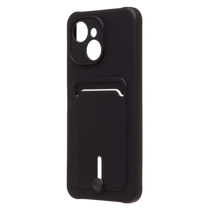 Чехол-накладка с картхолдером - SC304 для Tecno Spark 40C (black)