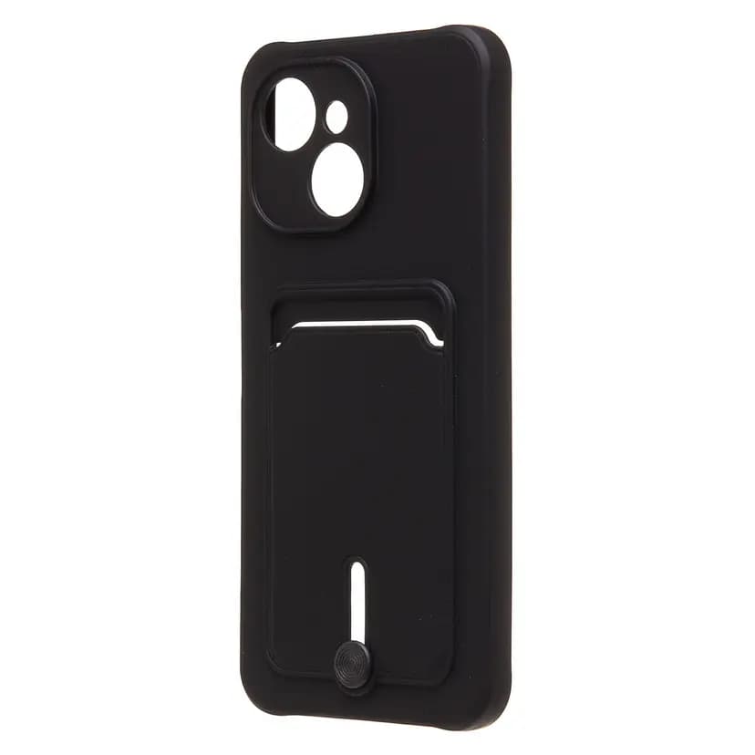 Чехол-накладка с картхолдером - SC304 для Tecno Spark 40C (black)