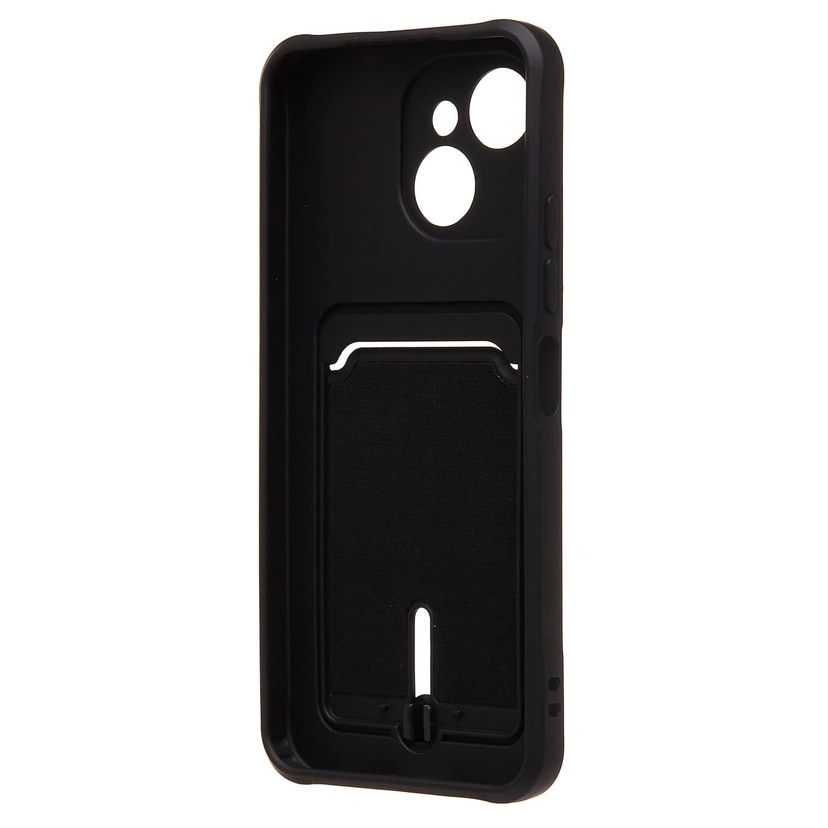 Чехол-накладка с картхолдером - SC304 для Tecno Spark 40C (black) — фото 2