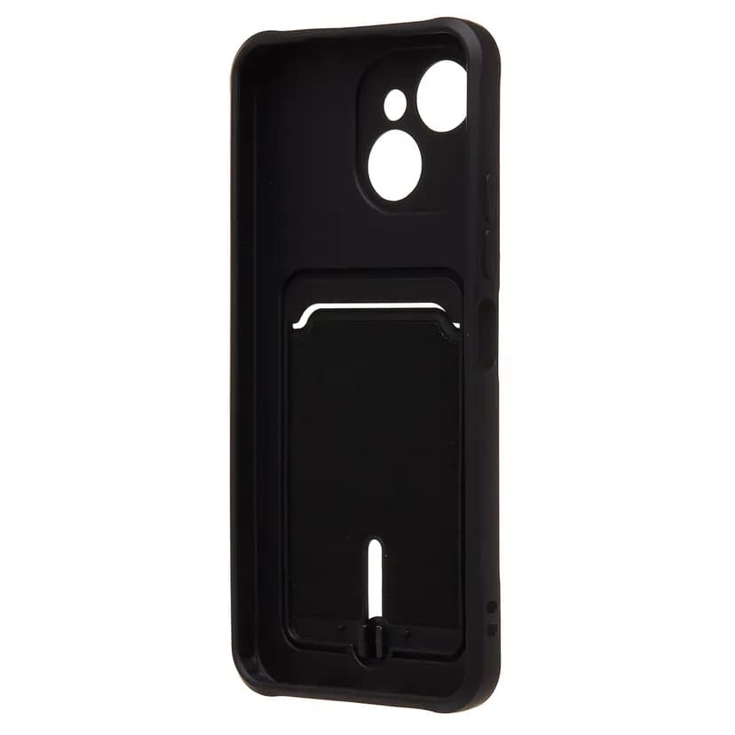 Чехол-накладка с картхолдером - SC304 для Tecno Spark 40C (black) — фото 2