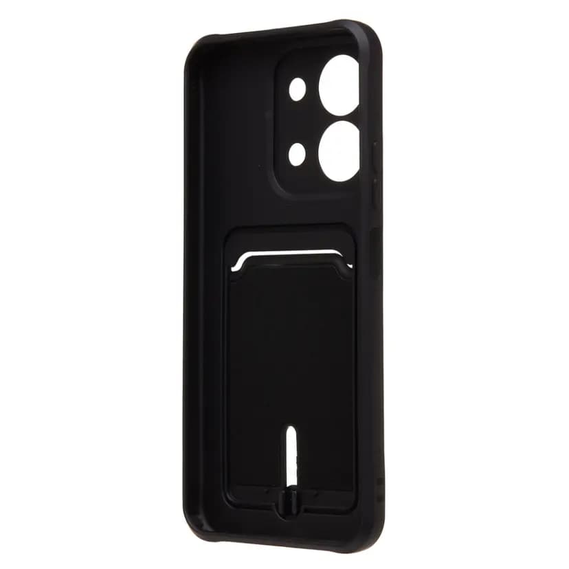 Чехол-накладка с картхолдером - SC304 для Redmi 15C/Poco C85 (black) — фото 2
