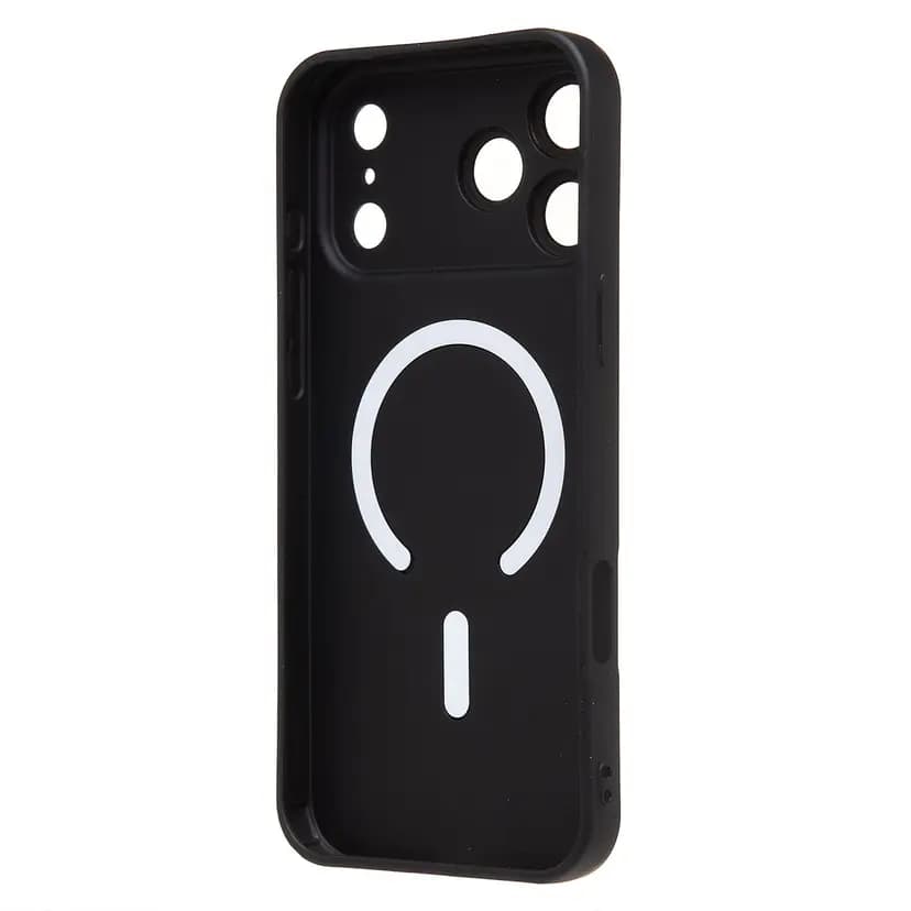 Чехол-накладка - SM020 Matte SafeMag для Apple iPhone 17 Pro Max (black) — фото 2