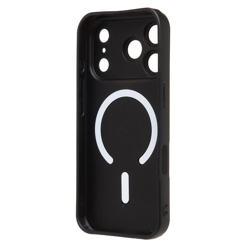 Чехол-накладка - SM020 Matte SafeMag для Apple iPhone 17 Pro/18 Pro (black) — фото 2