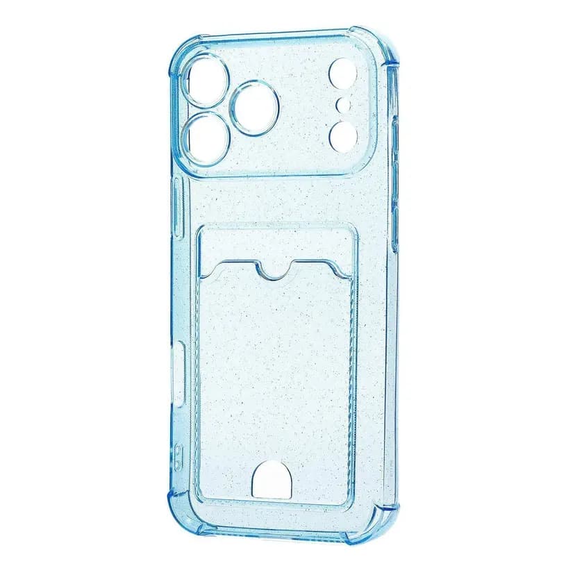 Чехол-накладка с картхолдером - SC300 для Apple iPhone 17 Pro Max (deep blue)