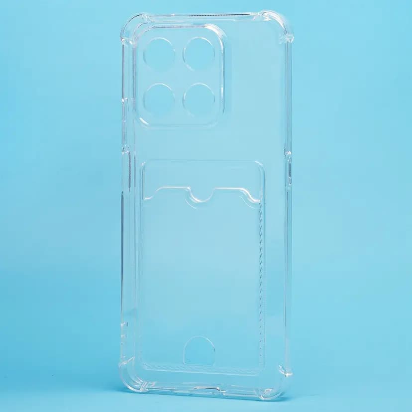 Чехол-накладка с картхолдером - SC276 для Honor X7d 4G (transparent)