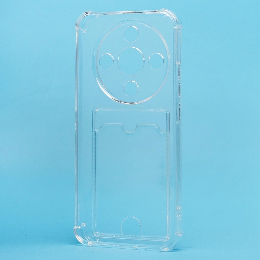 Чехол-накладка с картхолдером - SC276 для Honor X9d 5G (transparent) — фото 2