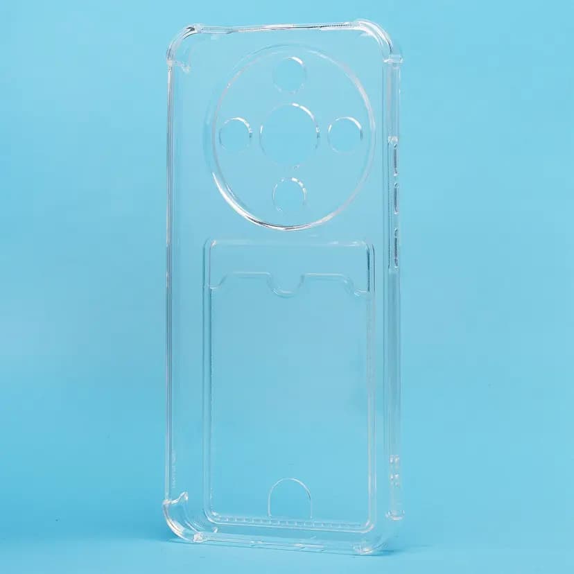 Чехол-накладка с картхолдером - SC276 для Honor X9d 5G (transparent) — фото 2