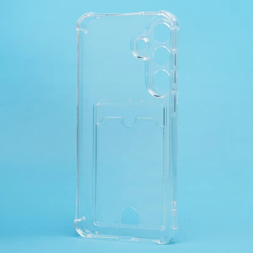 Чехол-накладка с картхолдером - SC276 для Samsung Galaxy S25FE (transparent) — фото 2