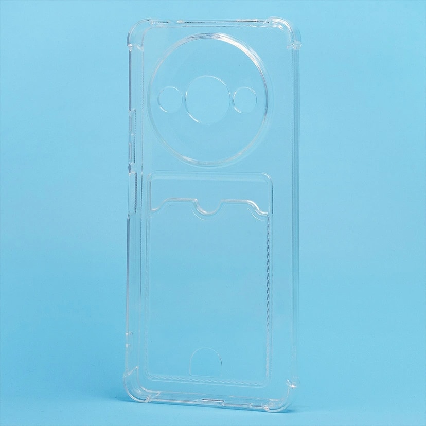 Чехол-накладка с картхолдером - SC276 для Redmi A3 (transparent)