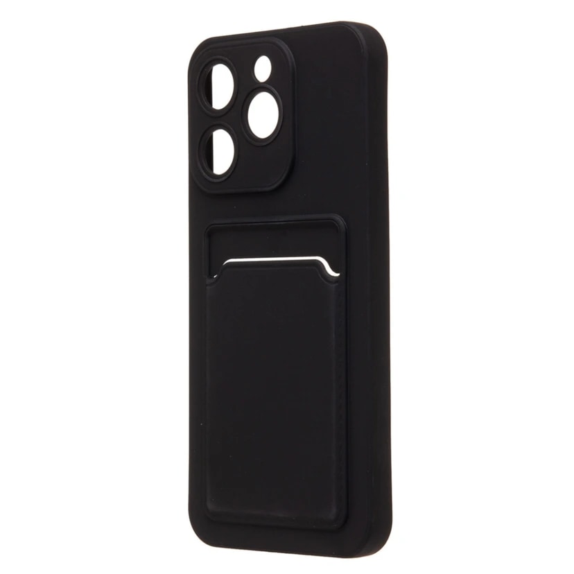 Чехол-накладка с картхолдером - SC337 для Realme 15T (black)