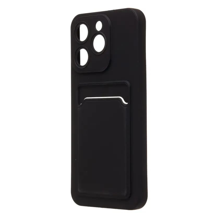 Чехол-накладка с картхолдером - SC337 для Realme 15T (black)