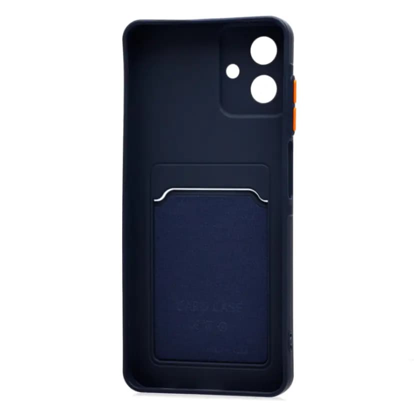 Чехол-накладка с картхолдером - SC337 для Samsung Galaxy A07 (dark blue) — фото 2