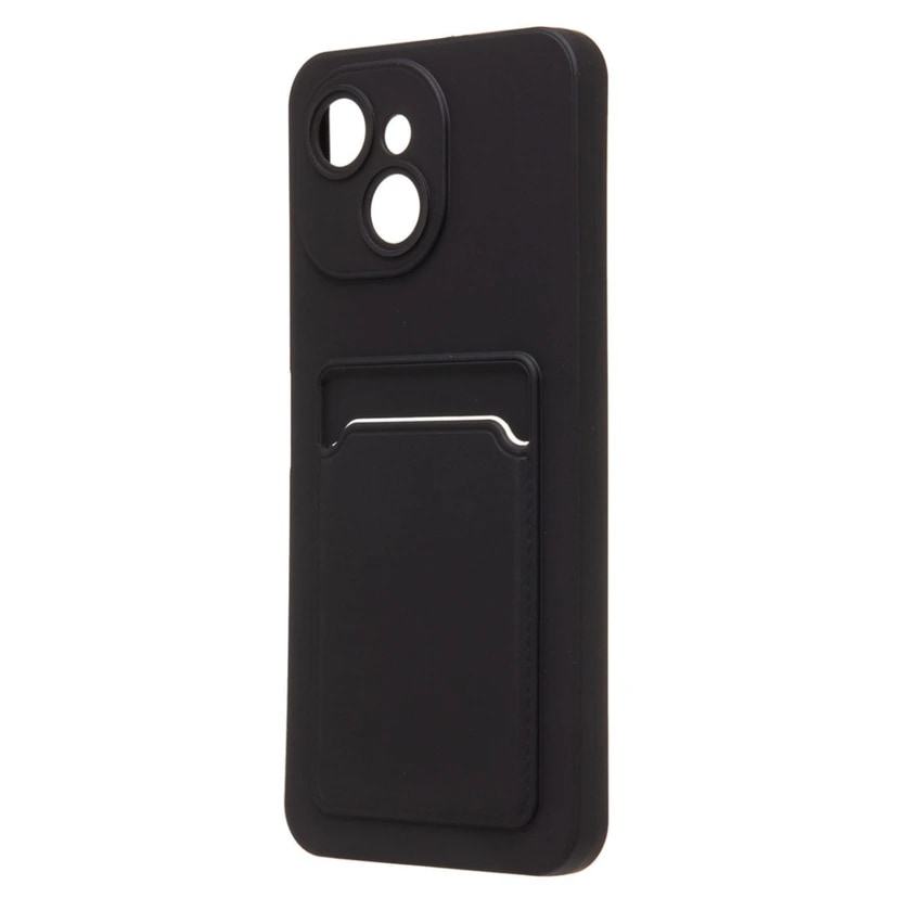Чехол-накладка с картхолдером - SC337 для Tecno Spark 40C (black)