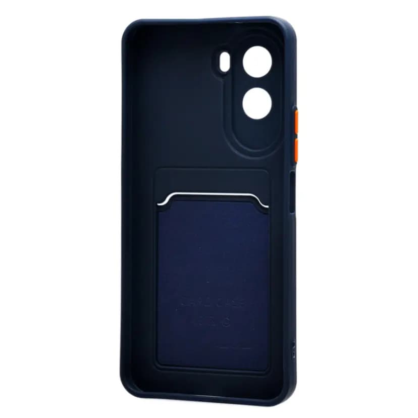 Чехол-накладка с картхолдером - SC337 для Poco M7 4G (dark blue) — фото 2