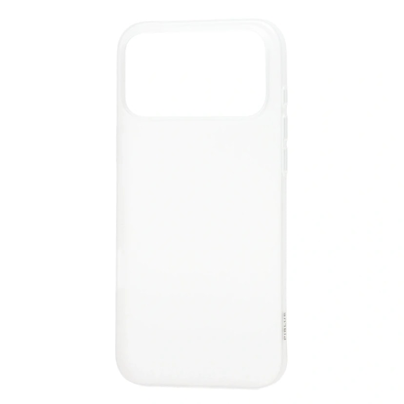 Чехол-накладка - PC091 для Apple iPhone 17 Pro Max/18 Pro Max (matte transparent/white)