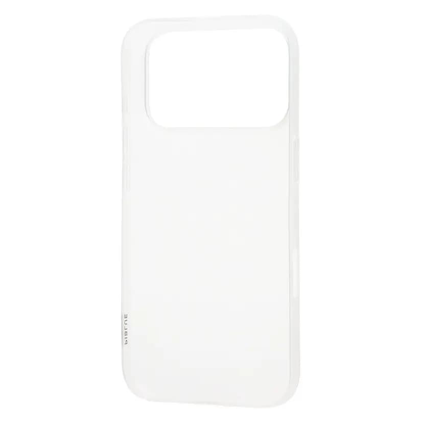 Чехол-накладка - PC091 для Apple iPhone 17 Pro (matte transparent/white) — фото 2
