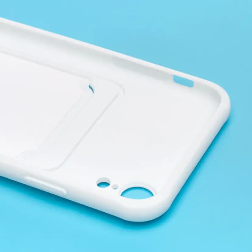 Чехол-накладка с картхолдером - SC304 для Apple iPhone XR (white) — фото 2