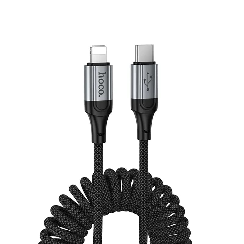 Кабель Type-C - Apple lightning - Hoco X121 Nuevo (150 см) (black) — фото 2