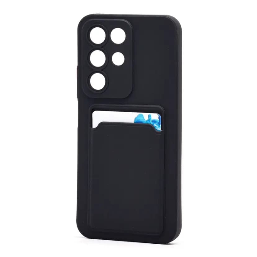 Чехол-накладка с картхолдером - SC337 для Realme C85 5G (black)