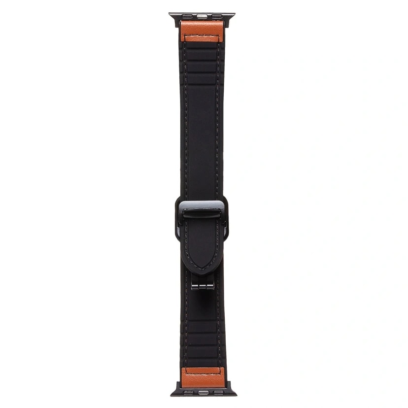 Ремешок на застёжке - ApW38 EcoSkin для Apple Watch 38/40/41 мм (brown) — фото 2
