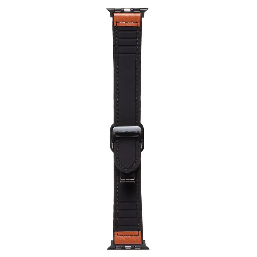 Ремешок на застёжке - ApW38 EcoSkin для Apple Watch 38/40/41 мм (brown) — фото 3