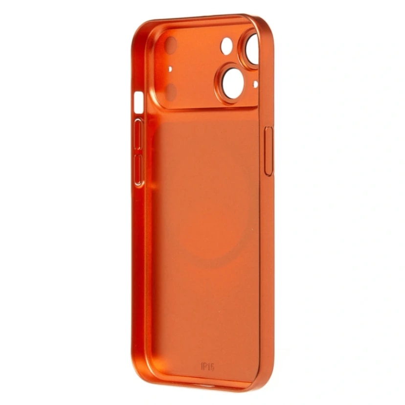 Чехол-накладка - SM091 SafeMag для Apple iPhone 15 (orange) — фото 2