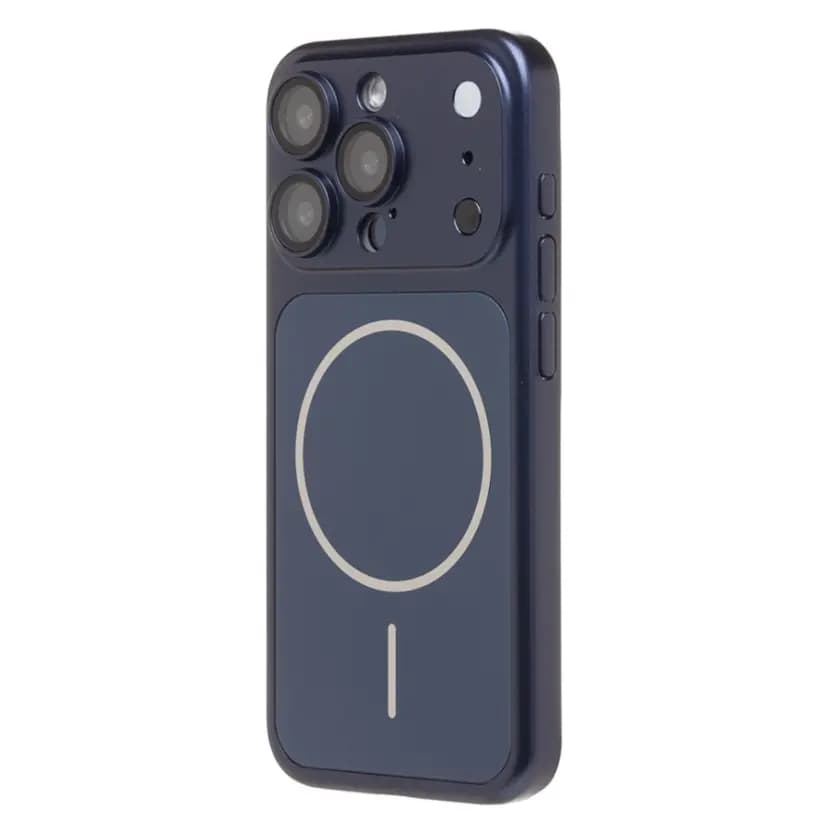 Чехол-накладка - SM091 SafeMag для Apple iPhone 15 Pro (dark blue)