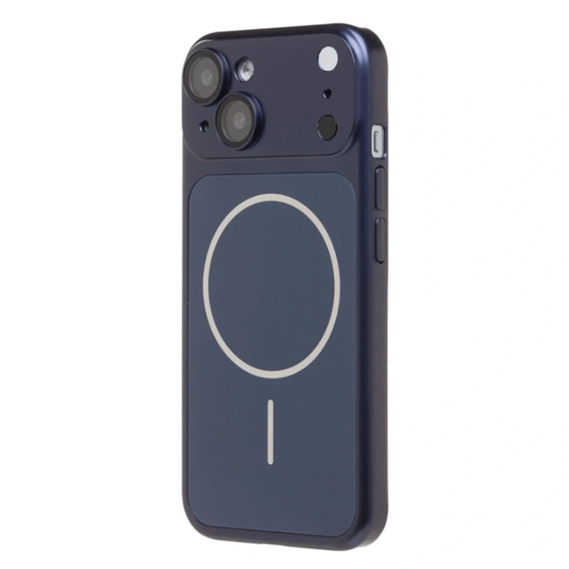 Чехол-накладка - SM091 SafeMag для Apple iPhone 15 (dark blue)