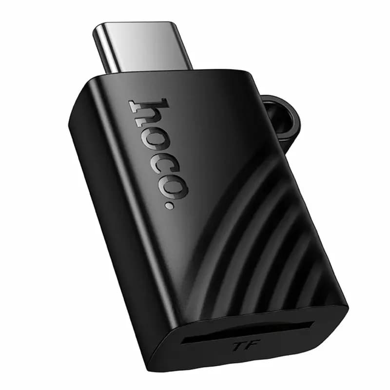 Карт-ридер Type-C - Hoco HB53 (Micro-SD) (black) — фото 2