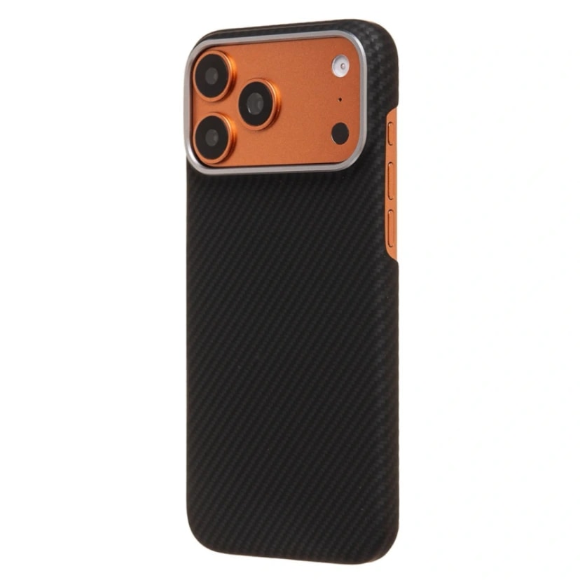 Чехол-накладка - SM028 Carbon для Apple iPhone 17 Pro Max/18 Pro Max (black)