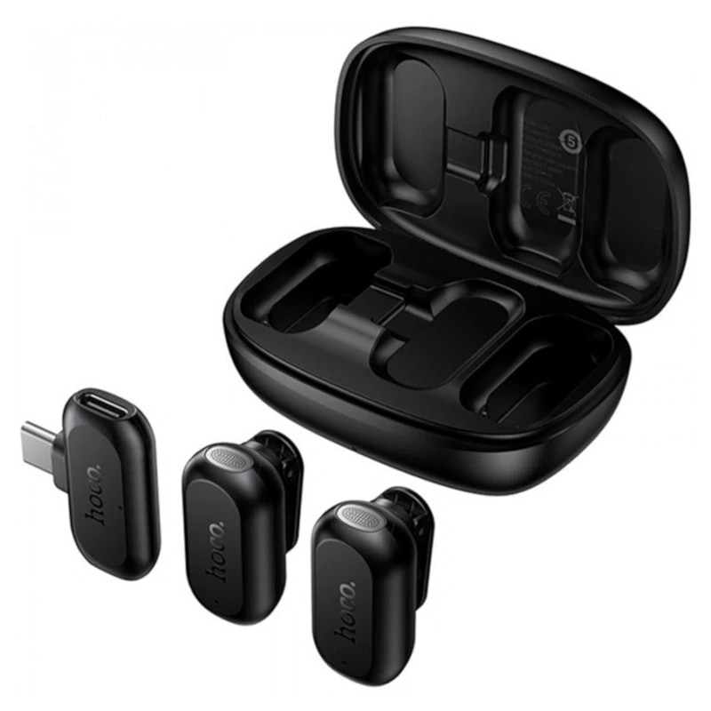 Микрофон беспроводной петличный - Hoco L26 (Type-C) (black)
