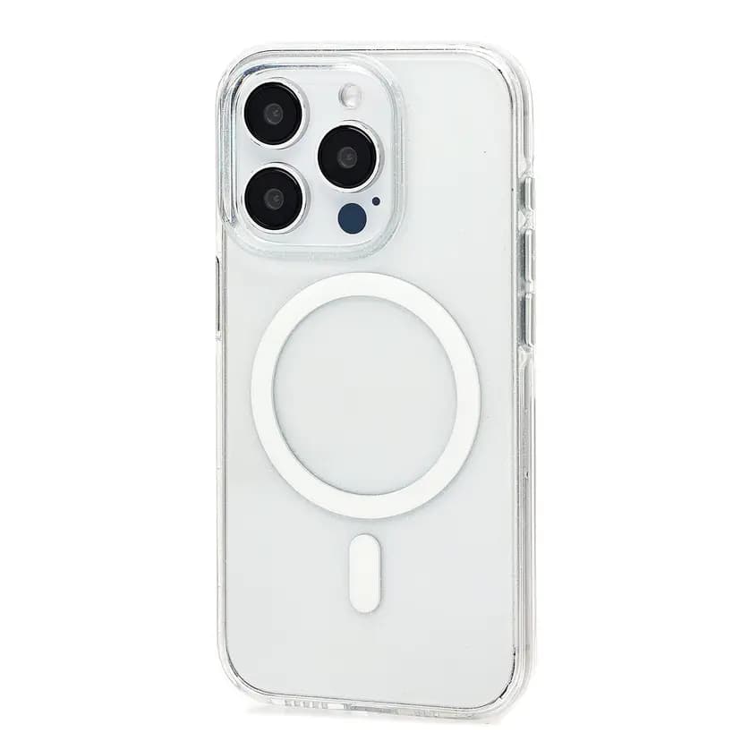 Чехол-накладка - SM047 SafeMag для Apple iPhone 15 Pro (transparent)