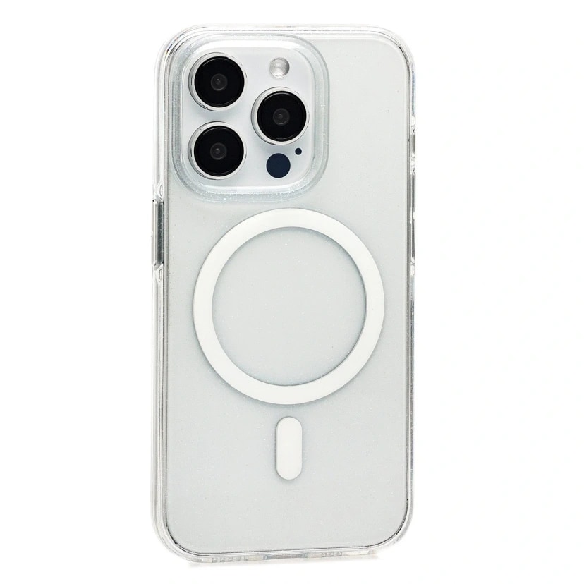 Чехол-накладка - SM047 SafeMag для Apple iPhone 15 Pro (transparent) — фото 2