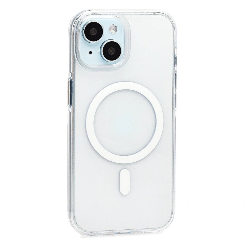 Чехол-накладка - SM047 SafeMag для Apple iPhone 15 (transparent) — фото 2