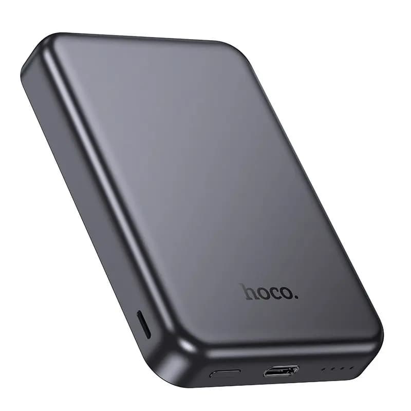 Внешний аккумулятор 5000mAh SafeMag - Hoco J160 PD20W (Type-C/Apple lightning) (metal grey) — фото 2